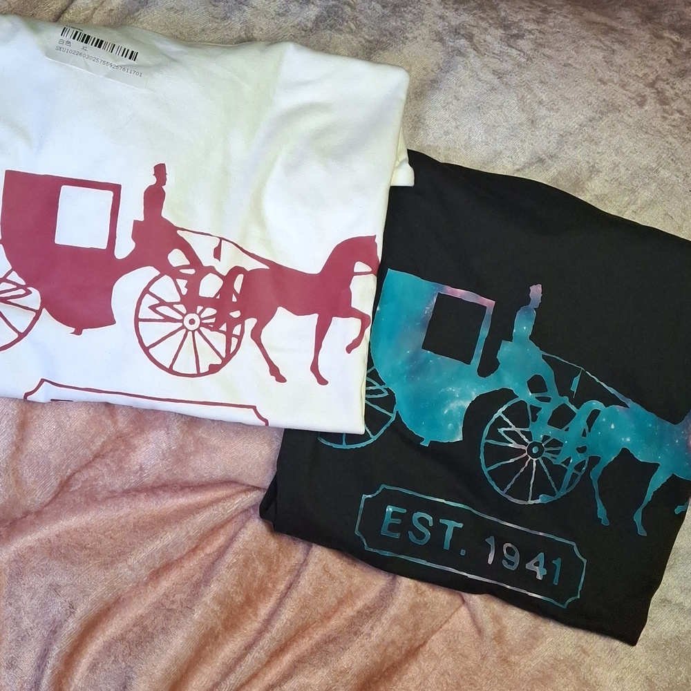 NEW COACH LOGO UNBRANDED TSHRTS LARGE YOU PICK